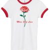 More Self Love Red Ringer T-shirt