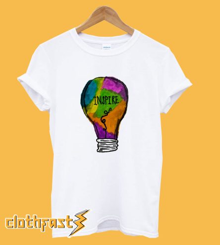 Rainbow Tie-dye Inspire Lightbulb T-Shirt