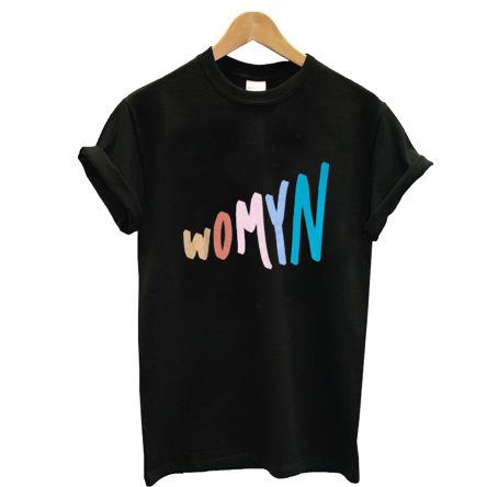 Womyn Black T-Shirt