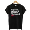 HAMILTON Names T-Shirt