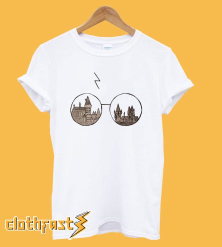 Hogwarts Glasses Harry Potter T Shirt