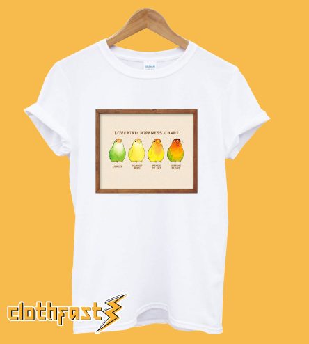 Lovebird Ripeness Chart T Shirt