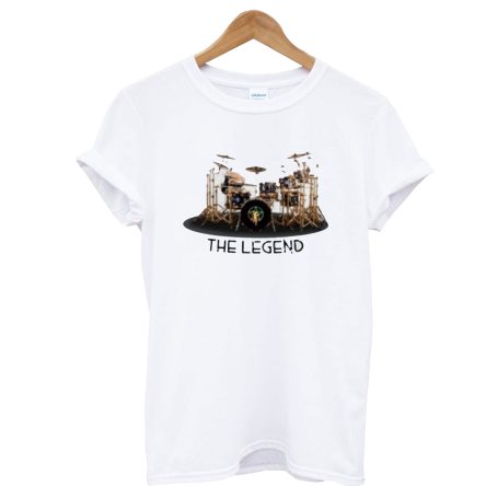 Neil Peart The legend Rush Logo Drummer T-Shirt