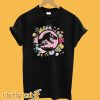 Floral Jurassic Park T Shirt