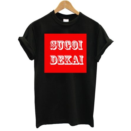 New Sugoi Dekai Black T-Shirt