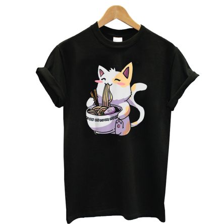 Ramen Cat Kawaii Anime T-Shirt