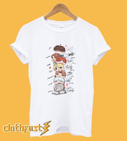 BTS Chibi Signatures T-Shirt