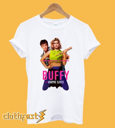 Buffy The Vampire Slayer Luke Perry Kristy Swanson T Shirt