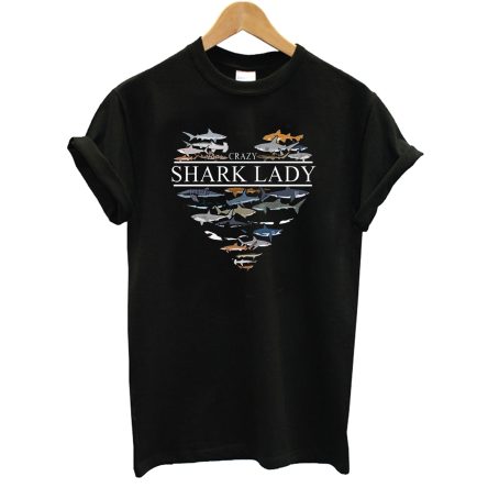 Crazy Shark Lady T-Shirt