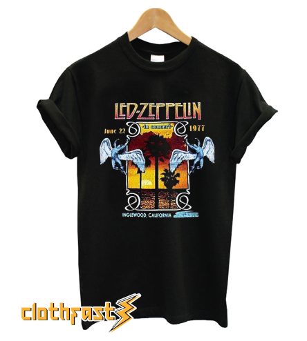 Led Zeppelin 1977 Inglewood Concert T-Shirt