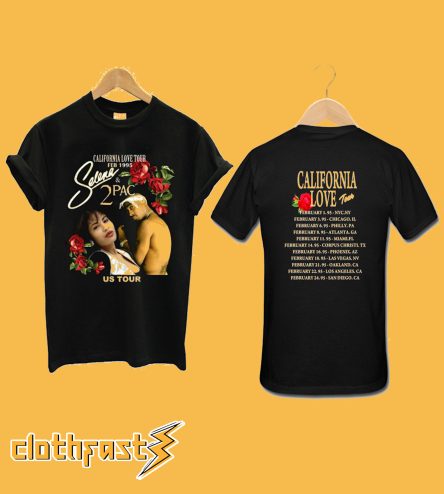 New TUPAC & SELENA California Love T Shirt