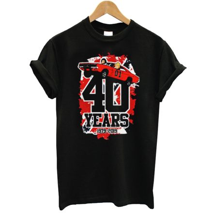 40 Years 1979-2019 The Dukes of Hazzard T-Shirt