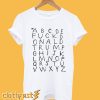 ABCDE FUCK Donald Trump T-Shirt