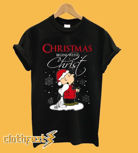 Christmas Begins With Christ T-shirt