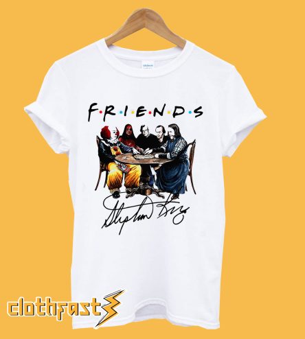 Friends Stephen King Signature Movie Characters T-Shirt