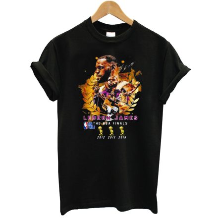 Los Angeles Lakers LeBron James Signature 3rd The NBA Finals T-Shirt