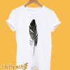 trinitas feather T-shirt