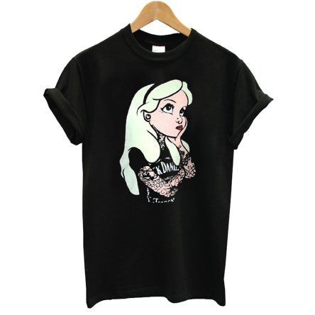 Alice In Wonderland Tattooed T-Shirt