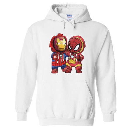 Baby Iron Man And Baby Spiderman Hoodie