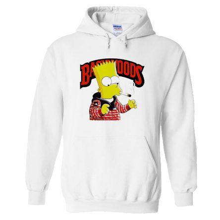 Backwoods Bart Simpson Smoking Unisex Hoodie