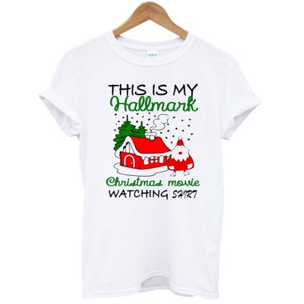 Christmas Gif This Is My Hallmark Christmas Movie Watching T-Shirt