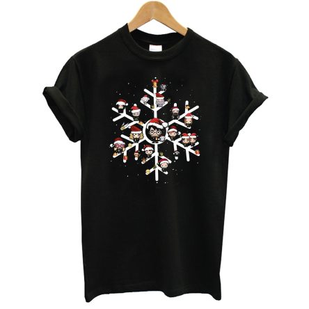 Harry Potter And Friends In The Snow Christmas T-Shirt