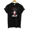 Snoopy And Charlie Brown Christmas Begins With Christ T-Shirt