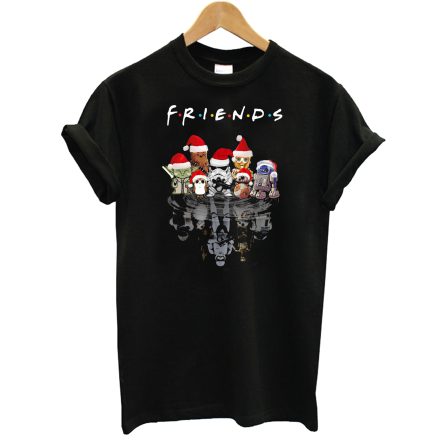 Star Wars Chibi Characters Water Reflection Mirror Friends T-Shirt