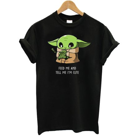 Feed Me And Tell Me I’m Cute Yoda T-Shirt