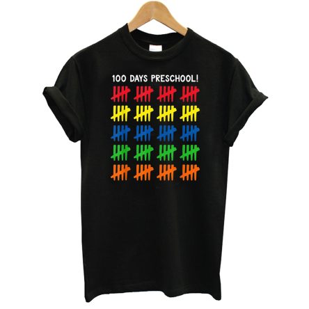 Preschool 100 Days Of School Tally Marks T-Shirt