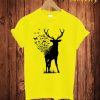 Batterfly Deer T Shirt