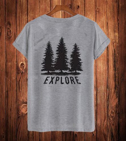 Explore Grey T Shirt