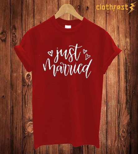 Just Married T Shirt