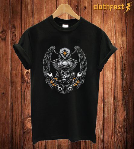 Machine Eagle T Shirt