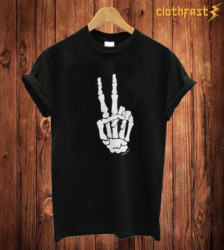 Sekeleton Hand T Shirt