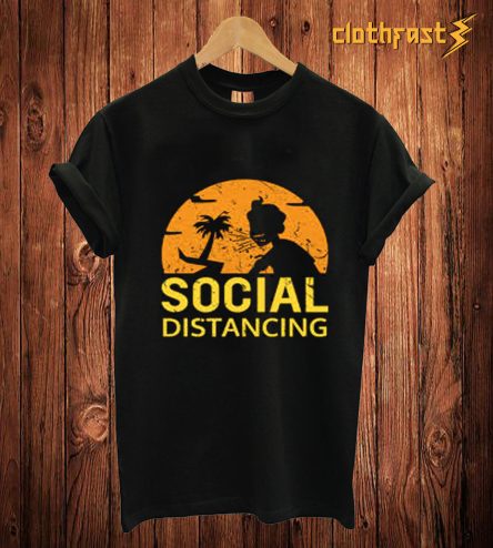 Sosial Distencing BlackT Shirt