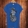 Astronaut Fising T Shirt