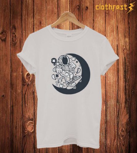 Astronaut Moon T Shirt