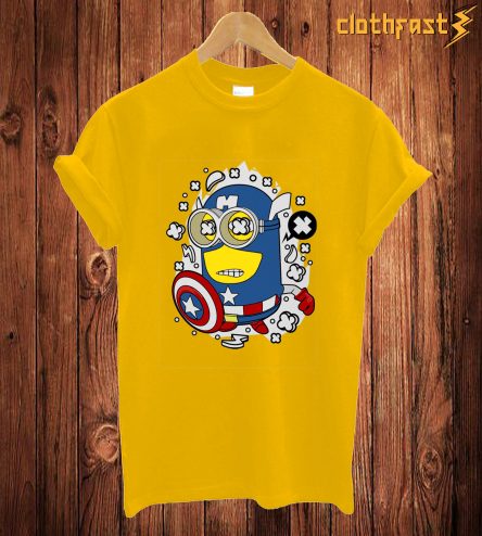 Captain America Mimions T Shirt