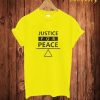 Justice For Peace T Shirt