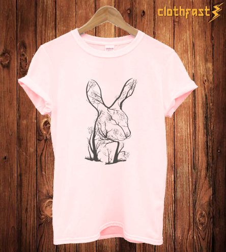 Rabbit Tree T Shirt