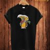 Seceleton Surfing T Shirt