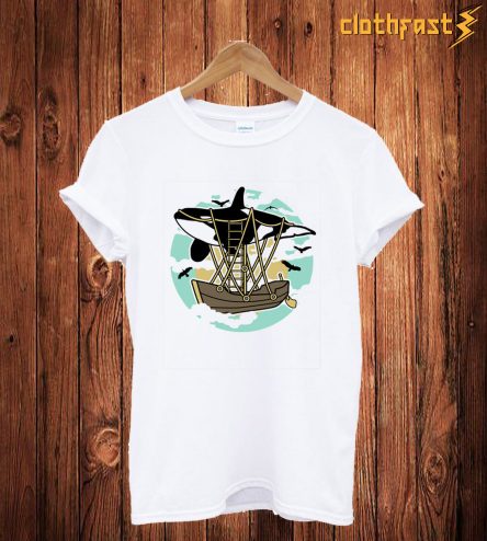 Whale Air Ballon T Shirt