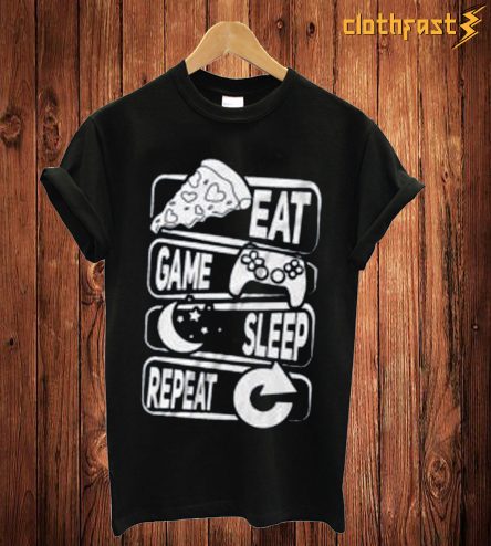 Eat Game Sleep Repeat T-Shirt