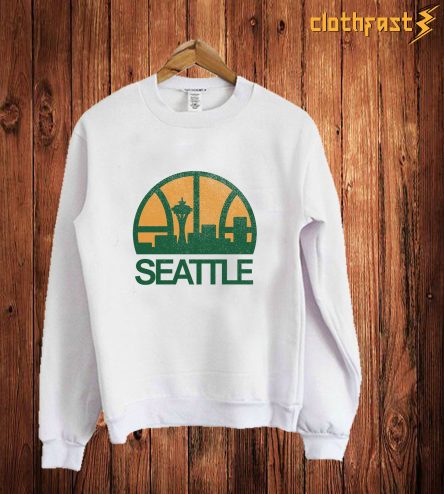 DEFUNCT - Seattle Supersonics Skyline Sweatshirt