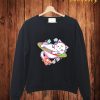 luna cat-white Sweatshirt