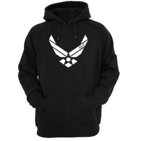 Air force racerback front hoodie