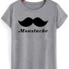 moustache tshirt