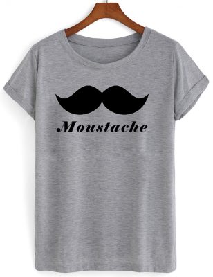 moustache tshirt