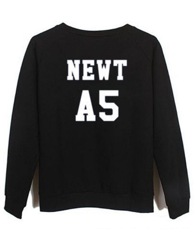 newt A5 maze runner back sweatshirt